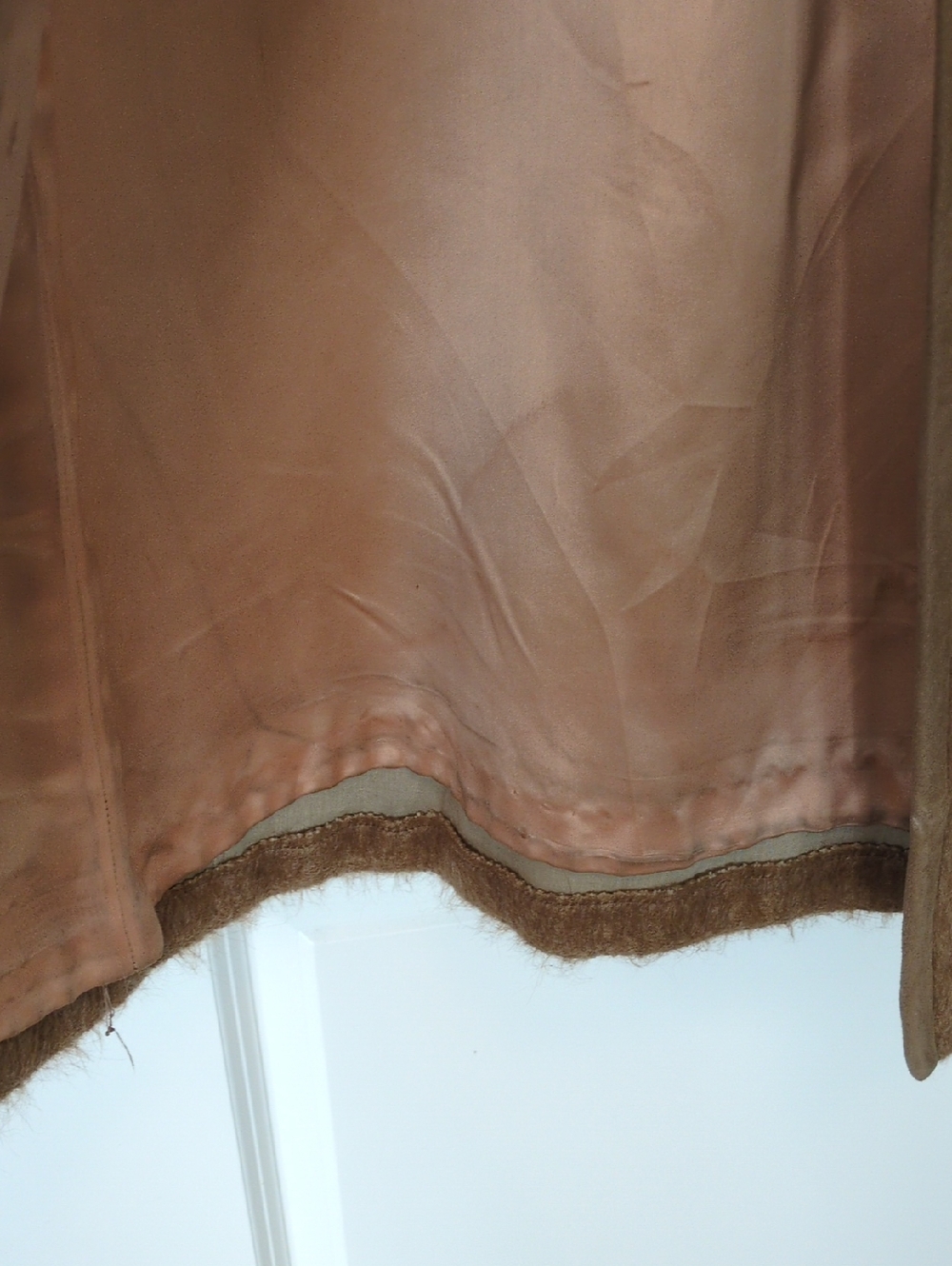 Vintage Women's Long Camel Wool Coat - Tan - Picture 7 of 9